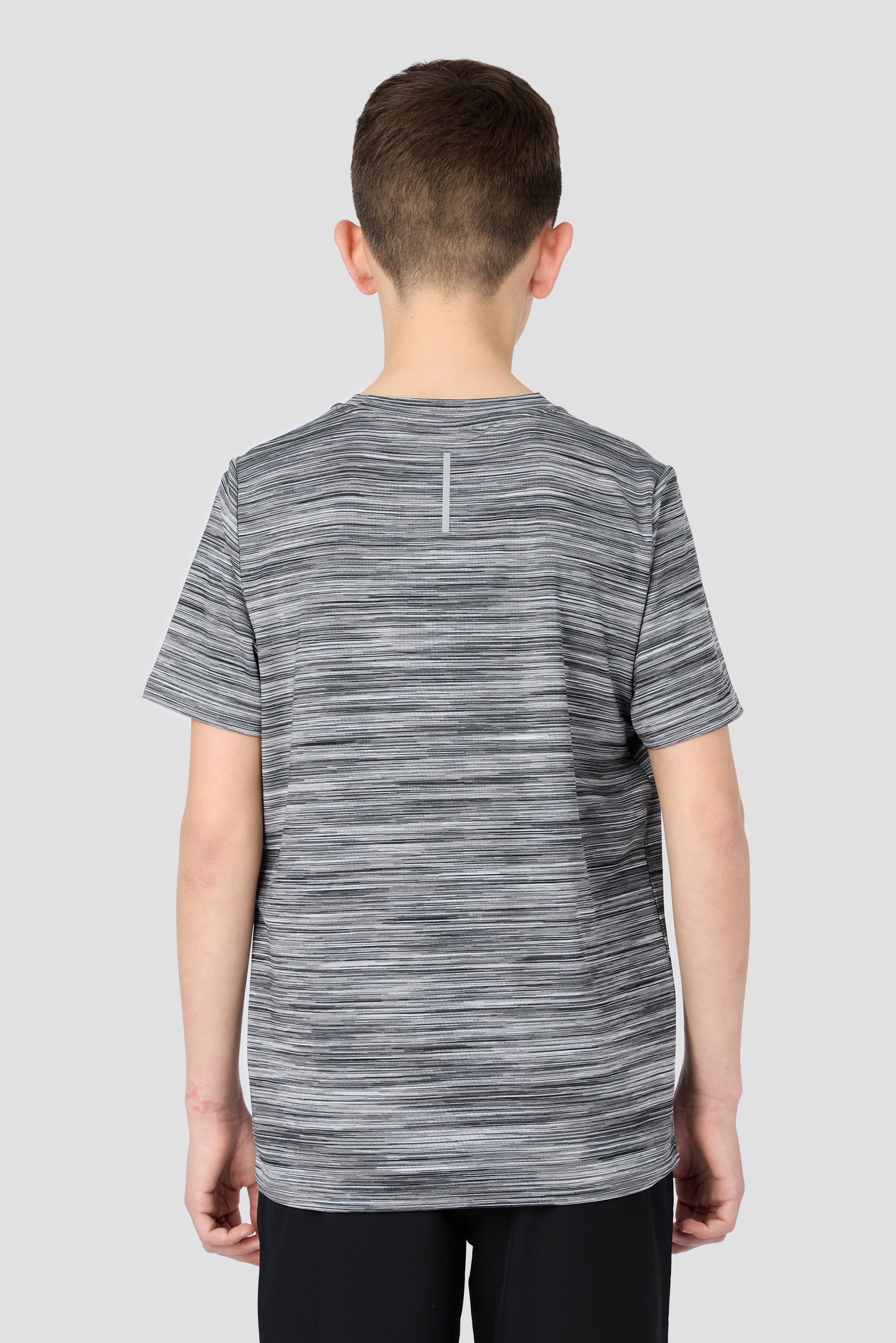 Boys Trail T-Shirt - Black Grey Multi