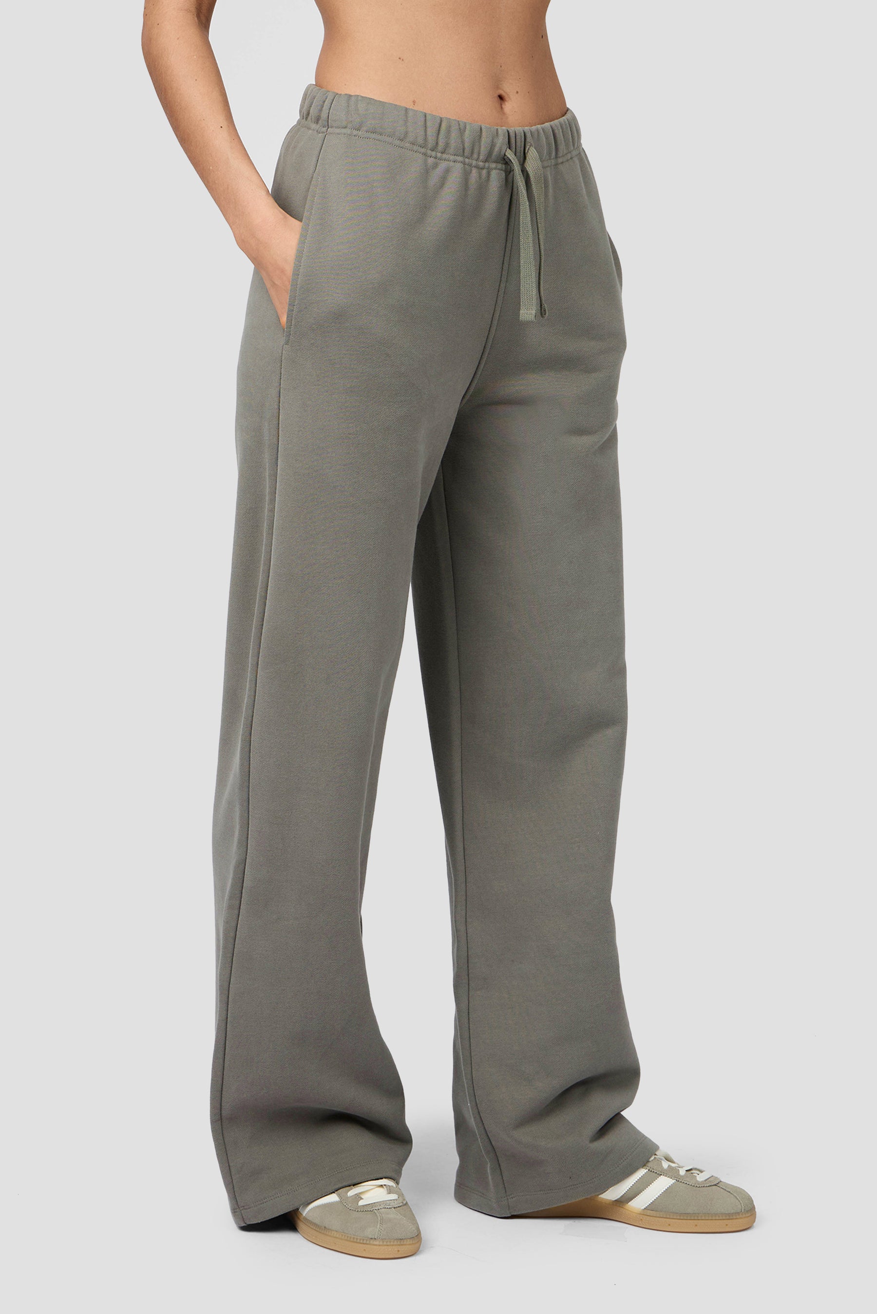 Form Wide Leg Jogger - Dark Olive