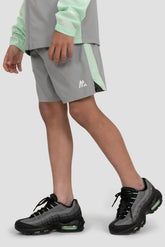 Boys Trek Tech Short - Platinum Grey/Sea Foam