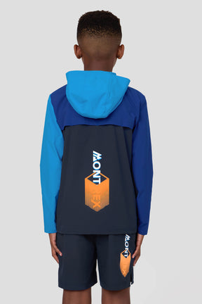 Boys MTX Run Jacket - Midnight Blue/Idaho Blue/Marine Blue