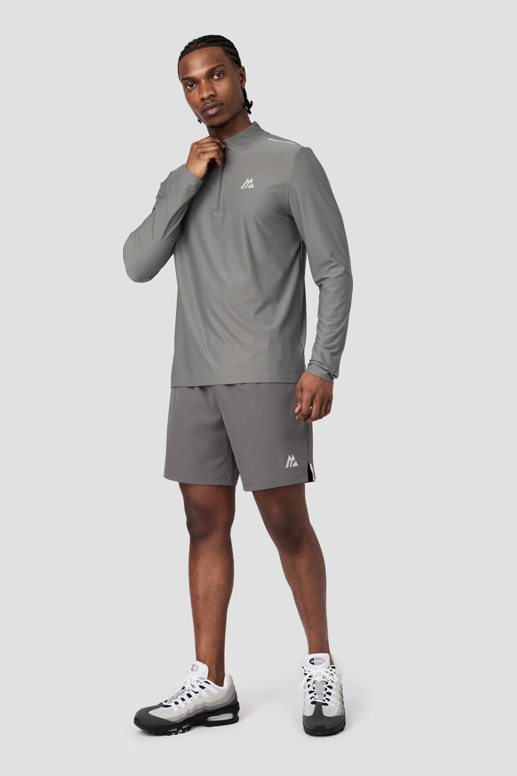 Charge 2.0 1/4 Zip - Cement Grey