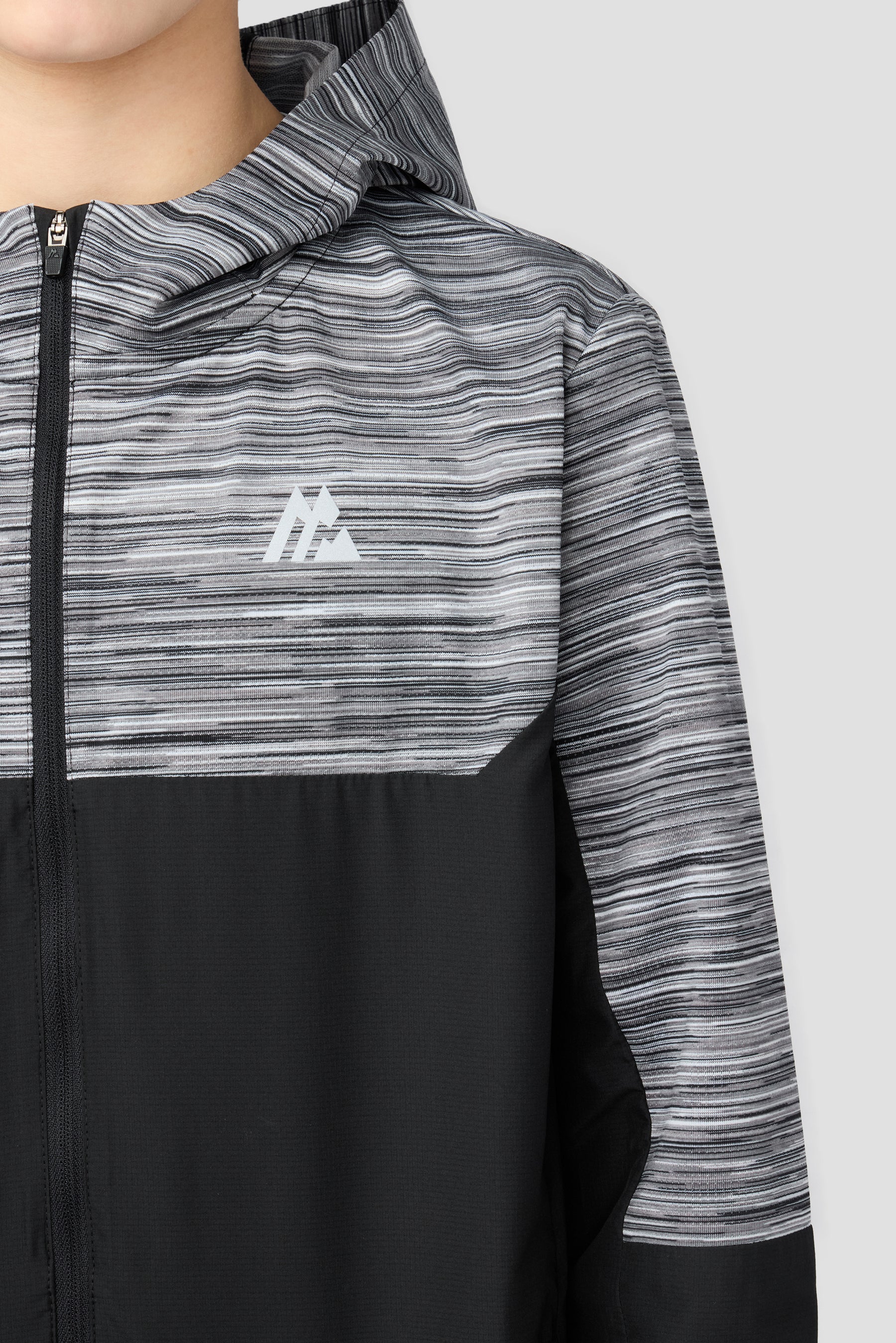 Boys Trail 2.0 Windbreaker - Black/Grey/White