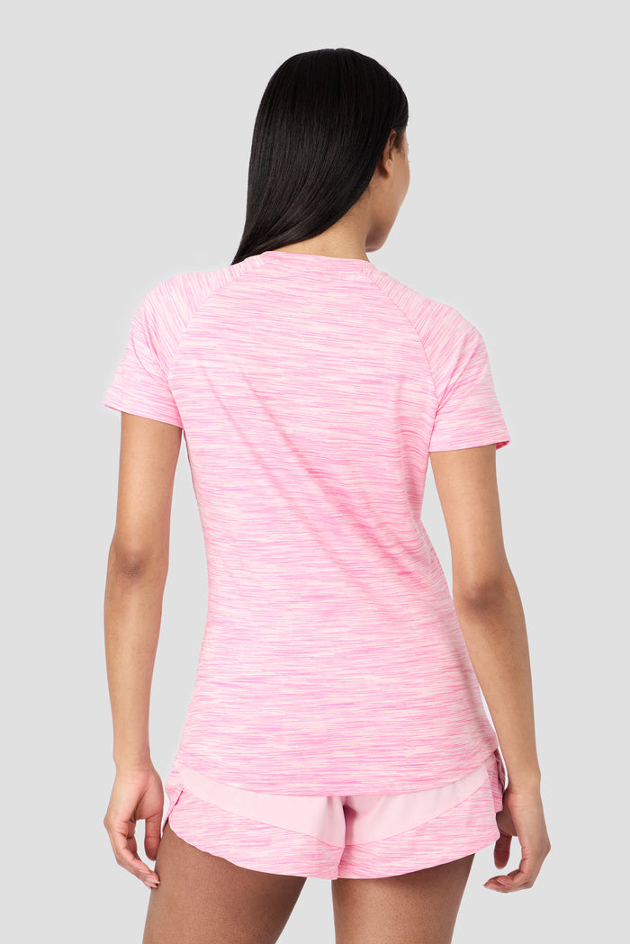 Women's Trail T-Shirt - Soft Pink Multi
