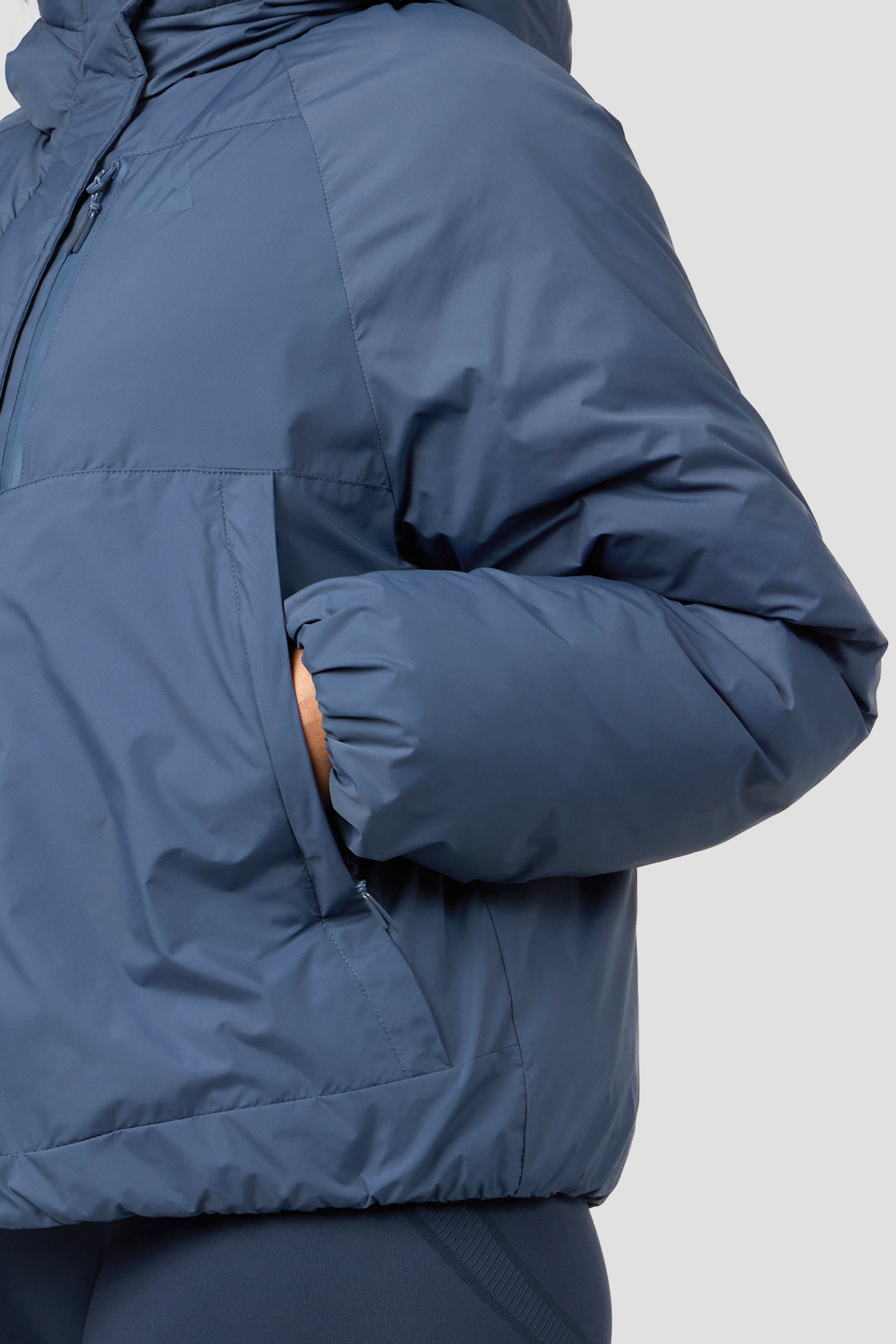 Powder Jacket - Greyed Indigo