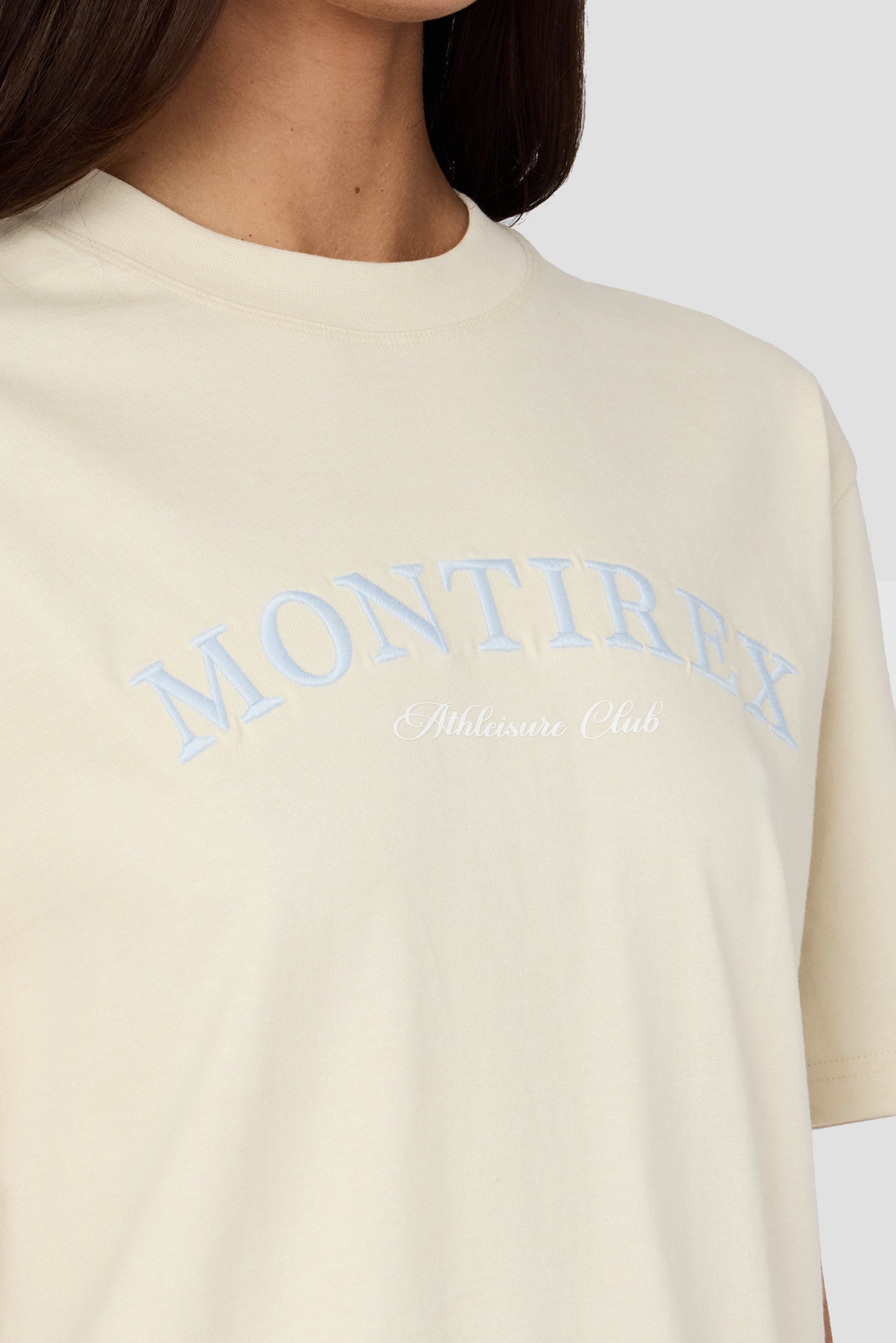 Athleisure Club T-Shirt - Vanilla Foam