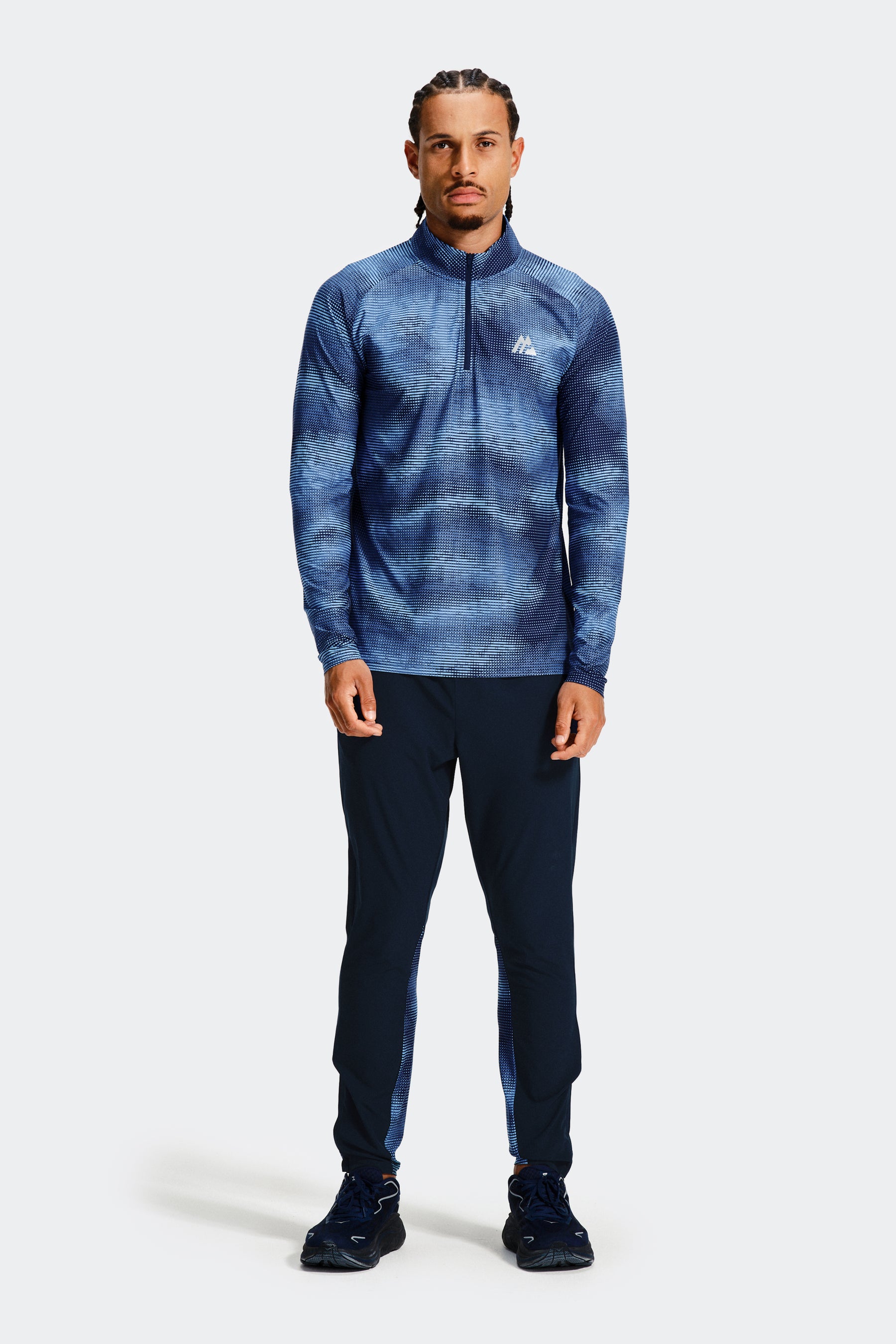 Haze 1/4 Zip - Midnight Blue/Naval/Bondi