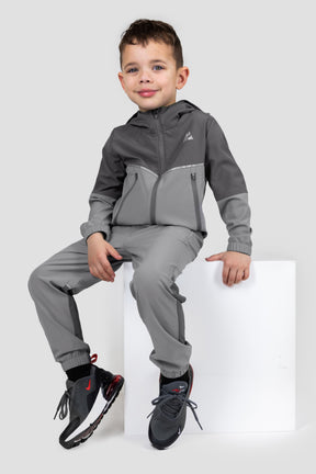 Infants Trek Woven Jacket/Pants Set - Cement Grey/Platinum Grey