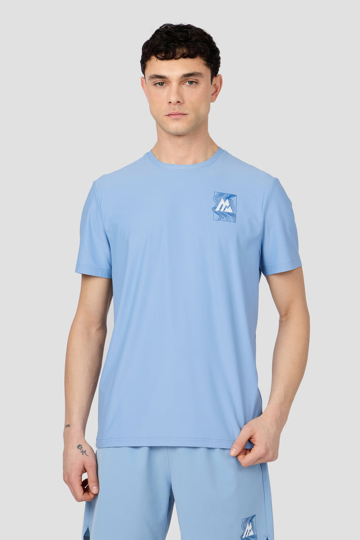 Frequency T-Shirt - Cloudy Blue/Charcoal Blue