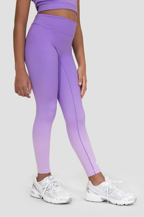 Girls Glow Legging - Parma/Royal Purple