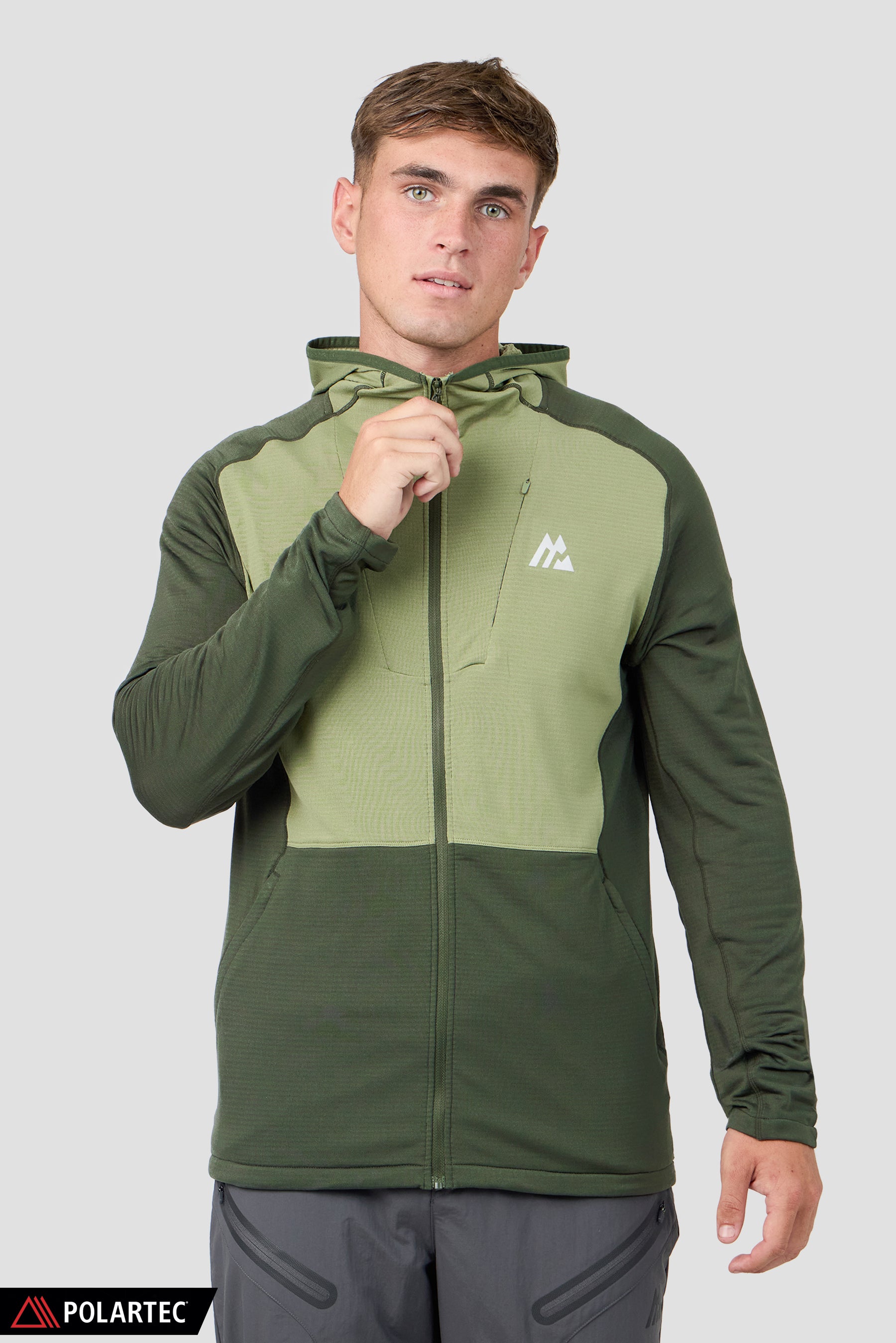 Pinnacle Polartec® Hood - Fleck/Elm