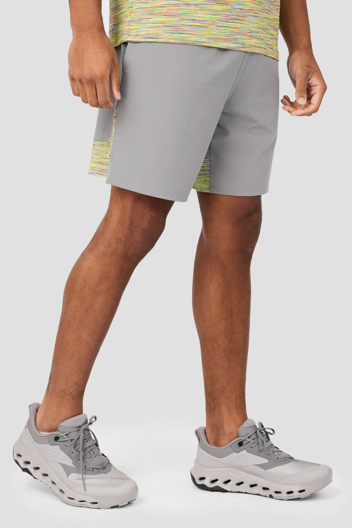 Trail Short - Grey/Orange/Yellow/Lilac
