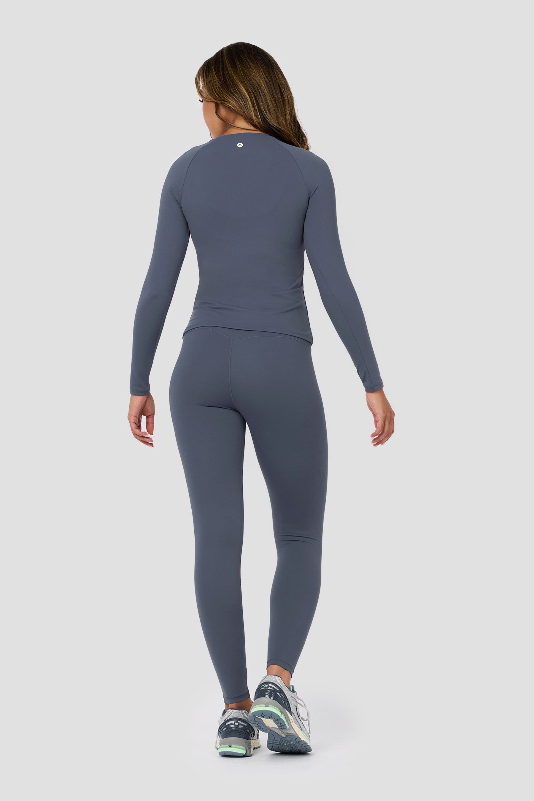 Form Long Sleeve T-Shirt - Greyed Indigo