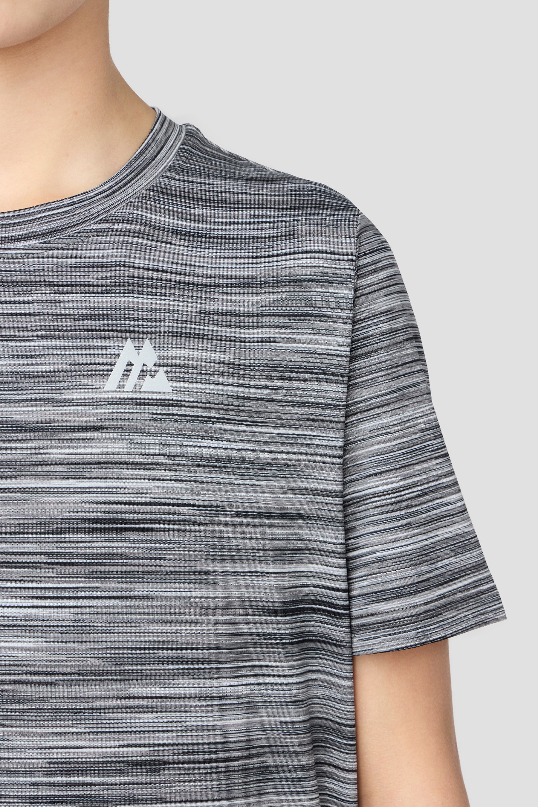 Boys Trail T-Shirt - Black Grey Multi