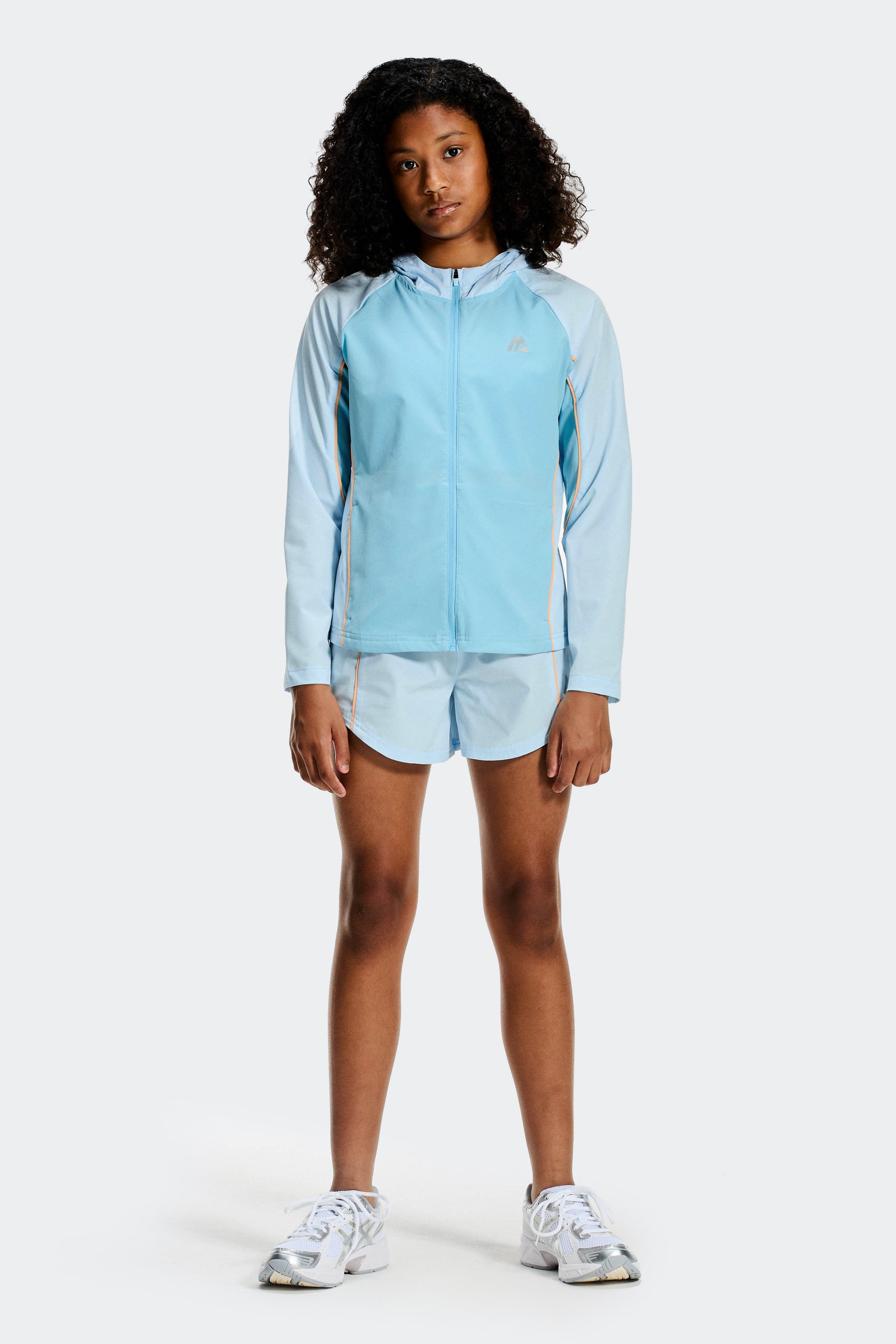 Girls Lumina Jacket - Misty Blue/Seashell Blue/Apricot Blush