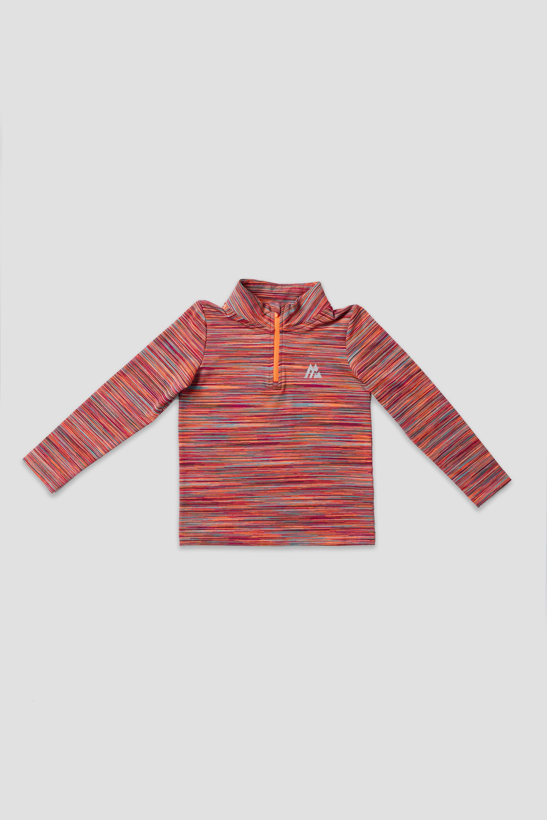 Infant Boy's Trail 1/4 Zip - Orange/Sky/Cherry