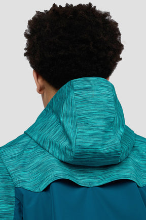 Trail 2.0 Windbreaker - Teal Multi