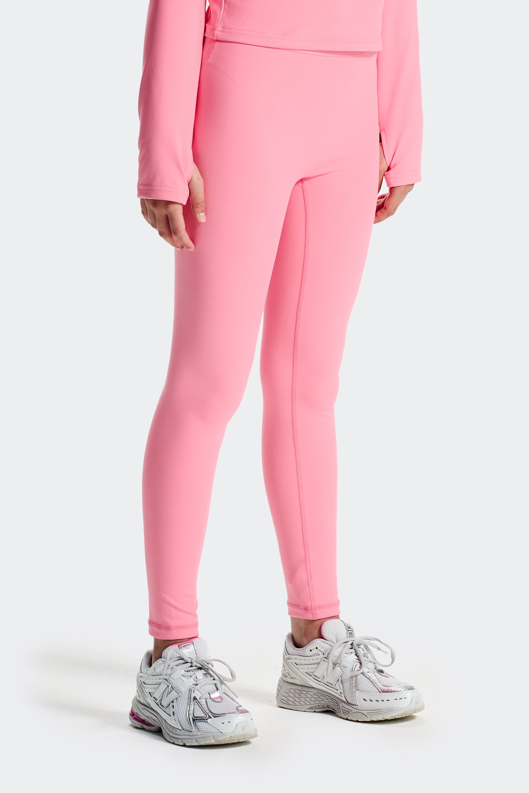 Girls Icon Full Length Legging - Sweet Pink