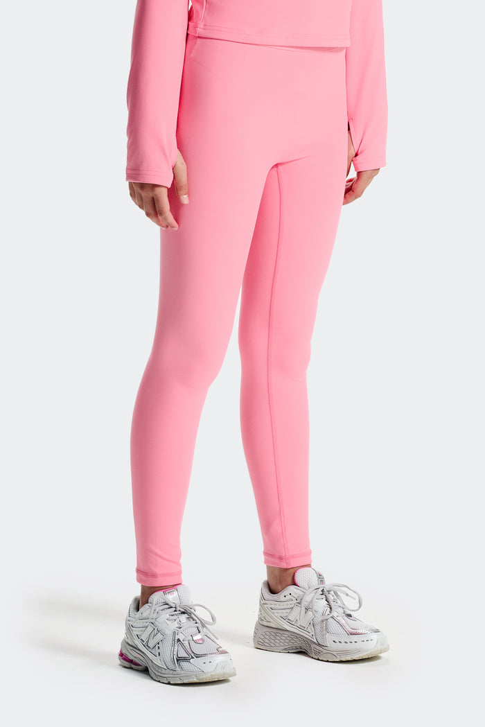 Girls Icon Full Length Legging - Sweet Pink
