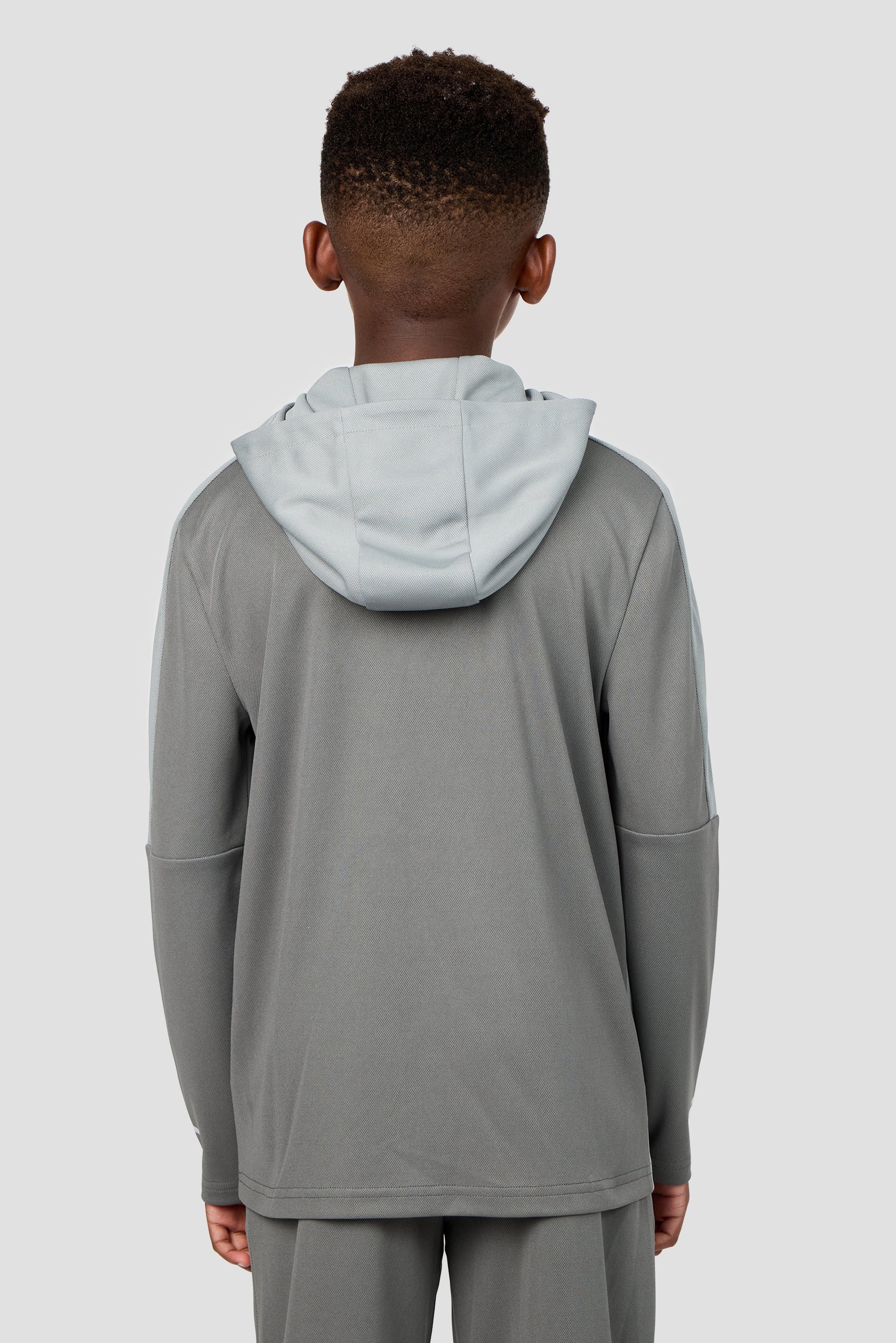 Boys Pace Tracksuit - Cement Grey/Platinum Grey