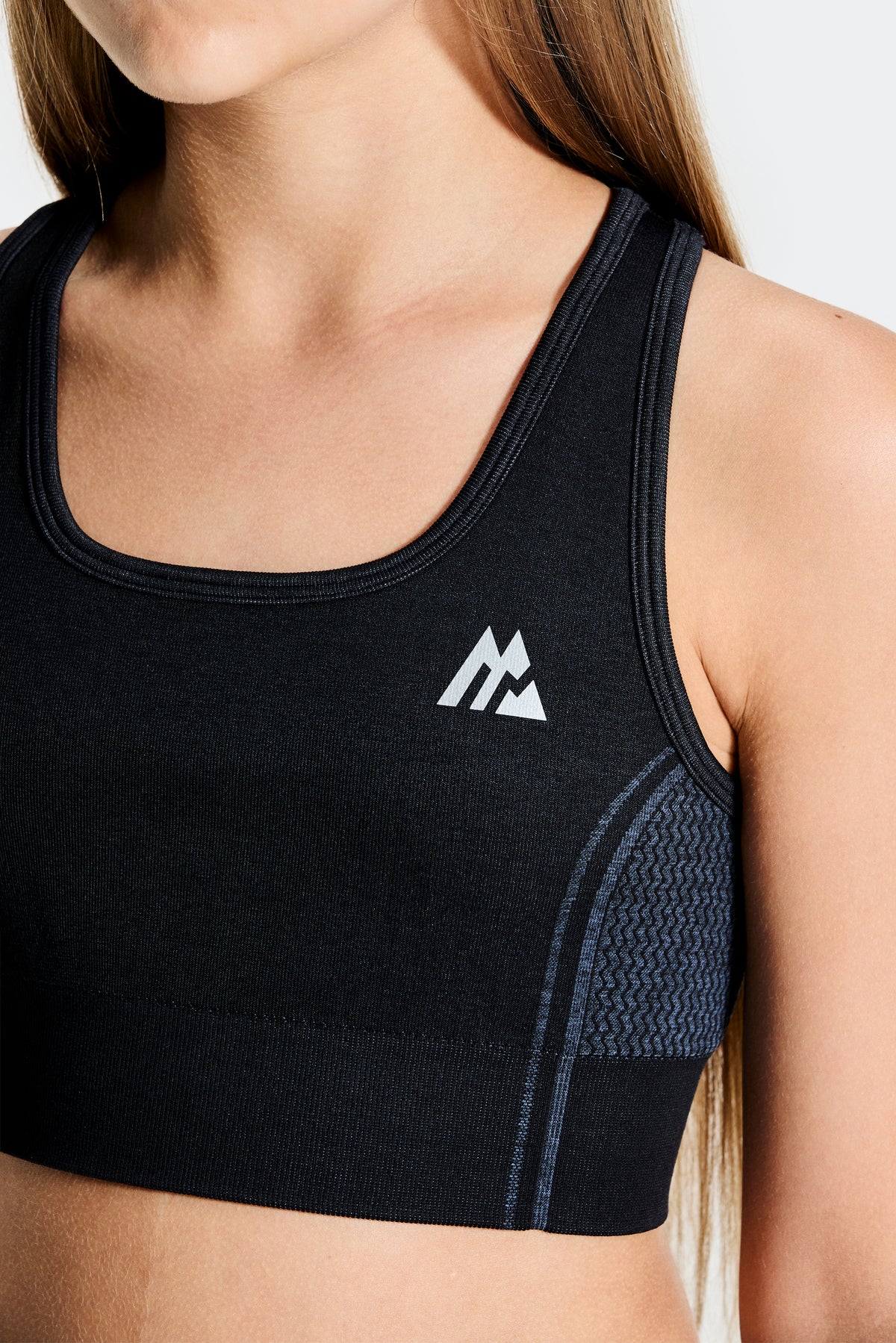 Girls Harmony Bra - Black/Cadet Grey