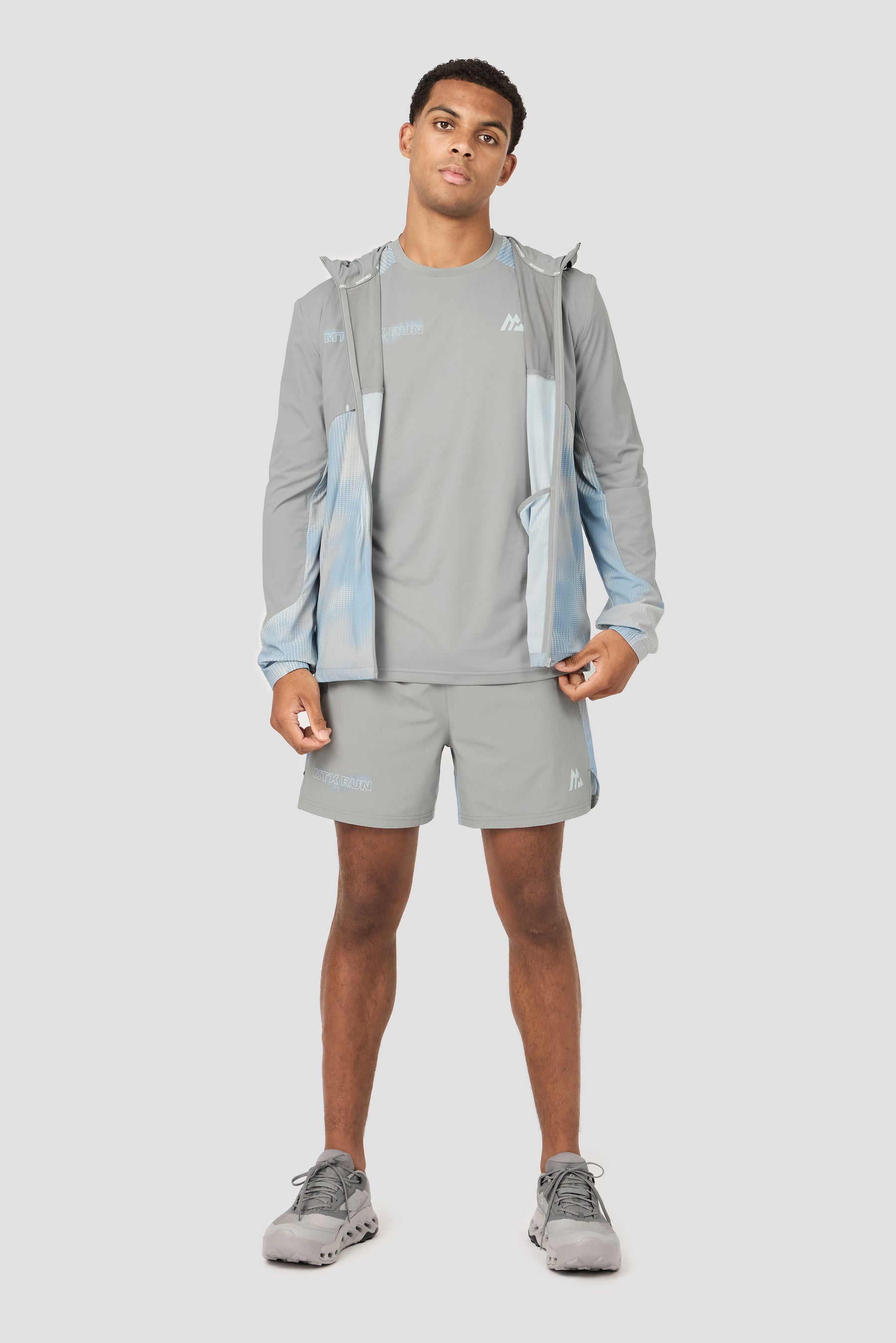 MTX Run Disperse T-Shirt  - Platinum Grey