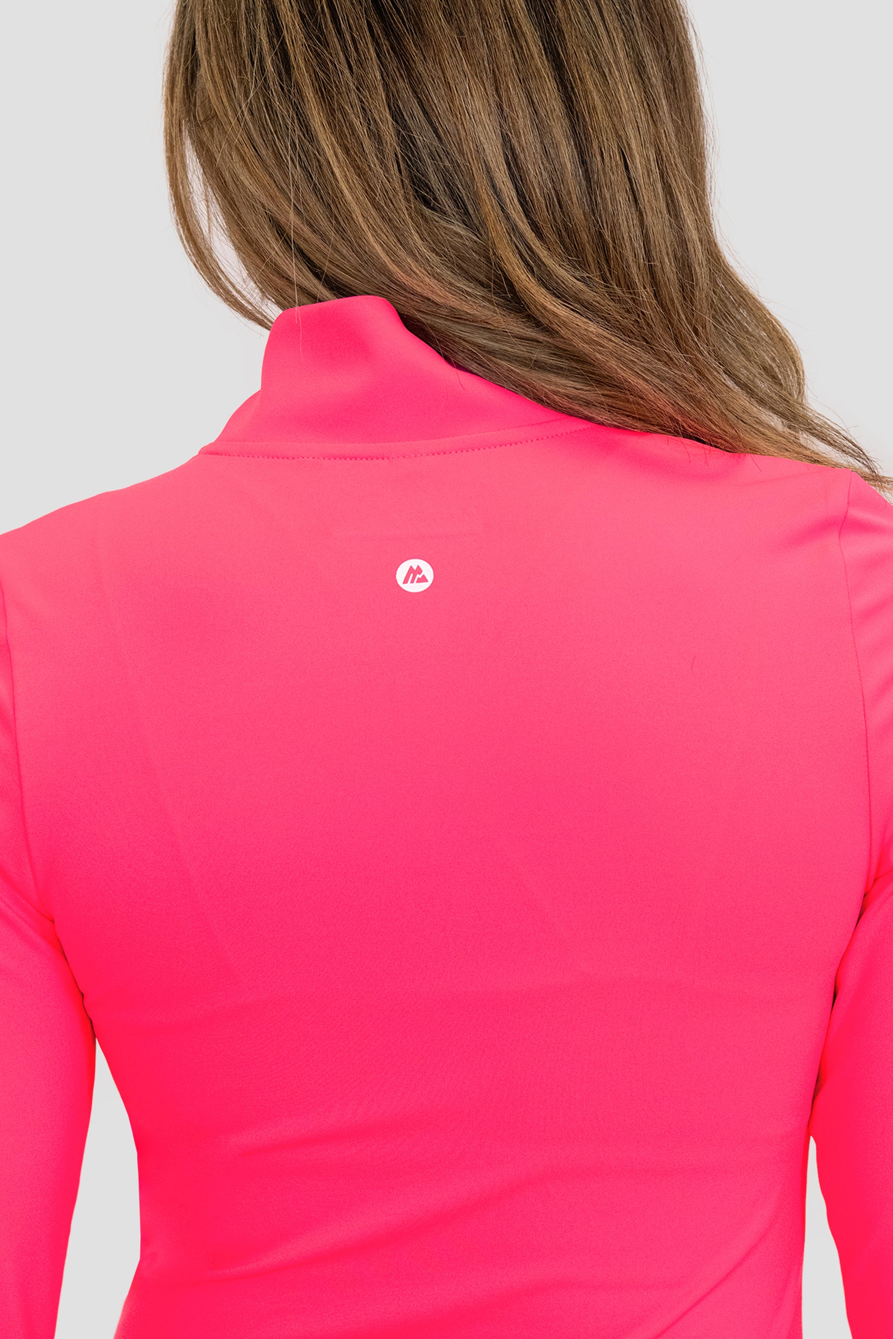 Limit 1/4 Zip - Neon Pink/Silk Pink