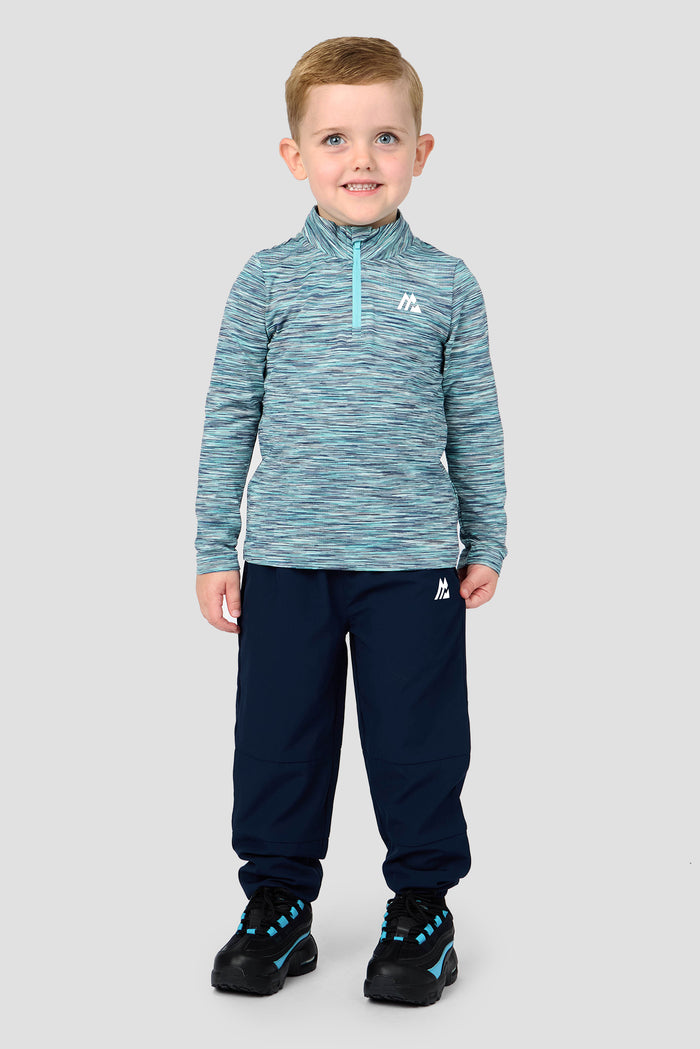 Infant Boys Trail 1/4 Zip/Pant Set - Blue/Navy/White