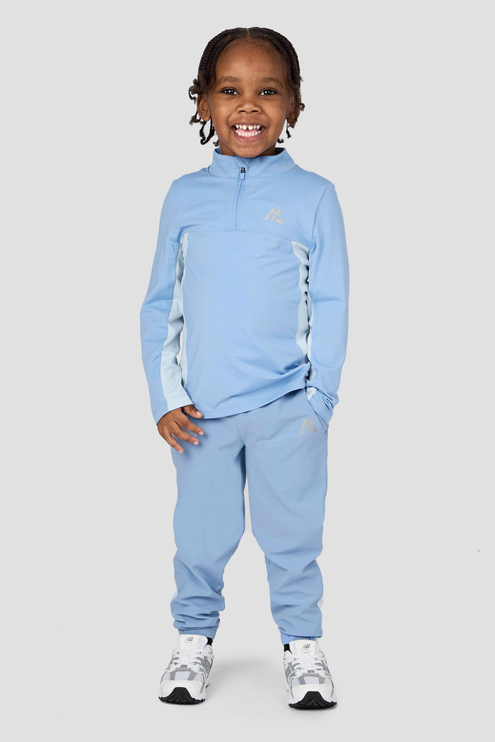 Infant Boys Peak 2.0 1/4 Zip/Pant Set - Cloudy Blue/Summer Mist