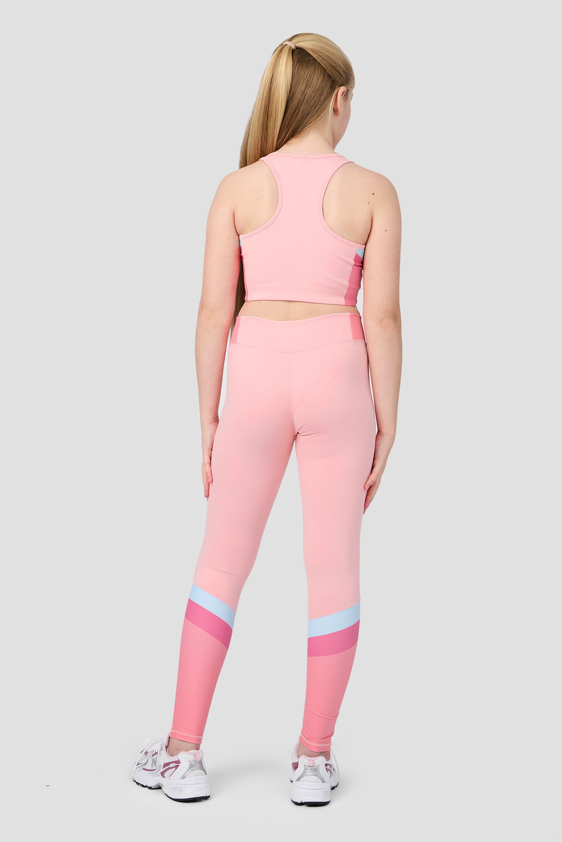 Girls Lumina Legging - Ballet/Sweet Pink/Powder Pink/Misty Blue