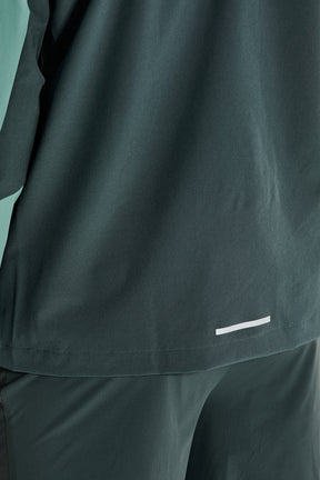 Boys Source Jacket - Charcoal Green/Mineral Green