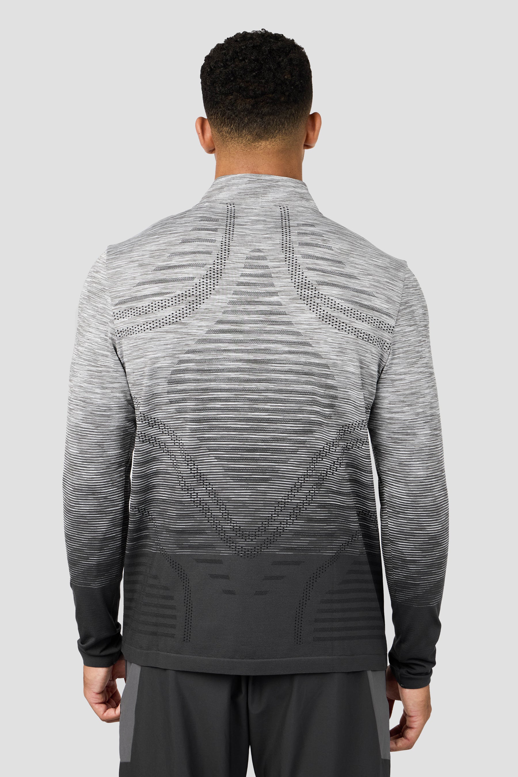 Vector Seamless 1/4 Zip - Grey/Black