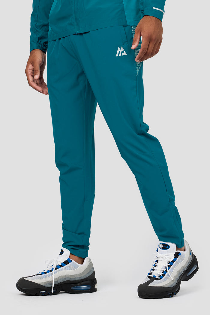 Trail Panel Running Pant - Teal Multi