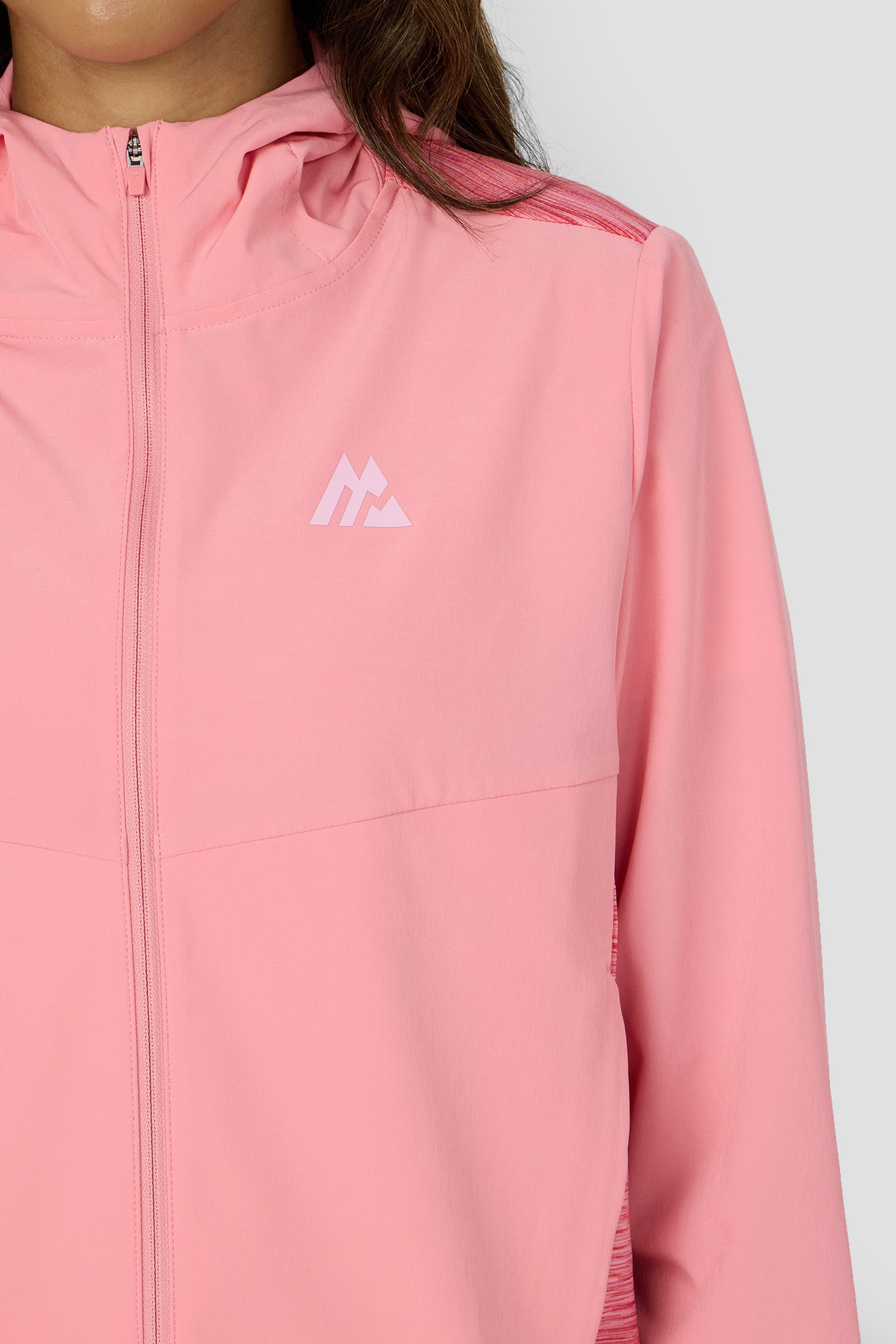 Women's Trail Windbreaker - Pink/Orange Multi