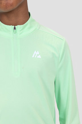 Boys Delta 1/4 Zip - Sea Foam