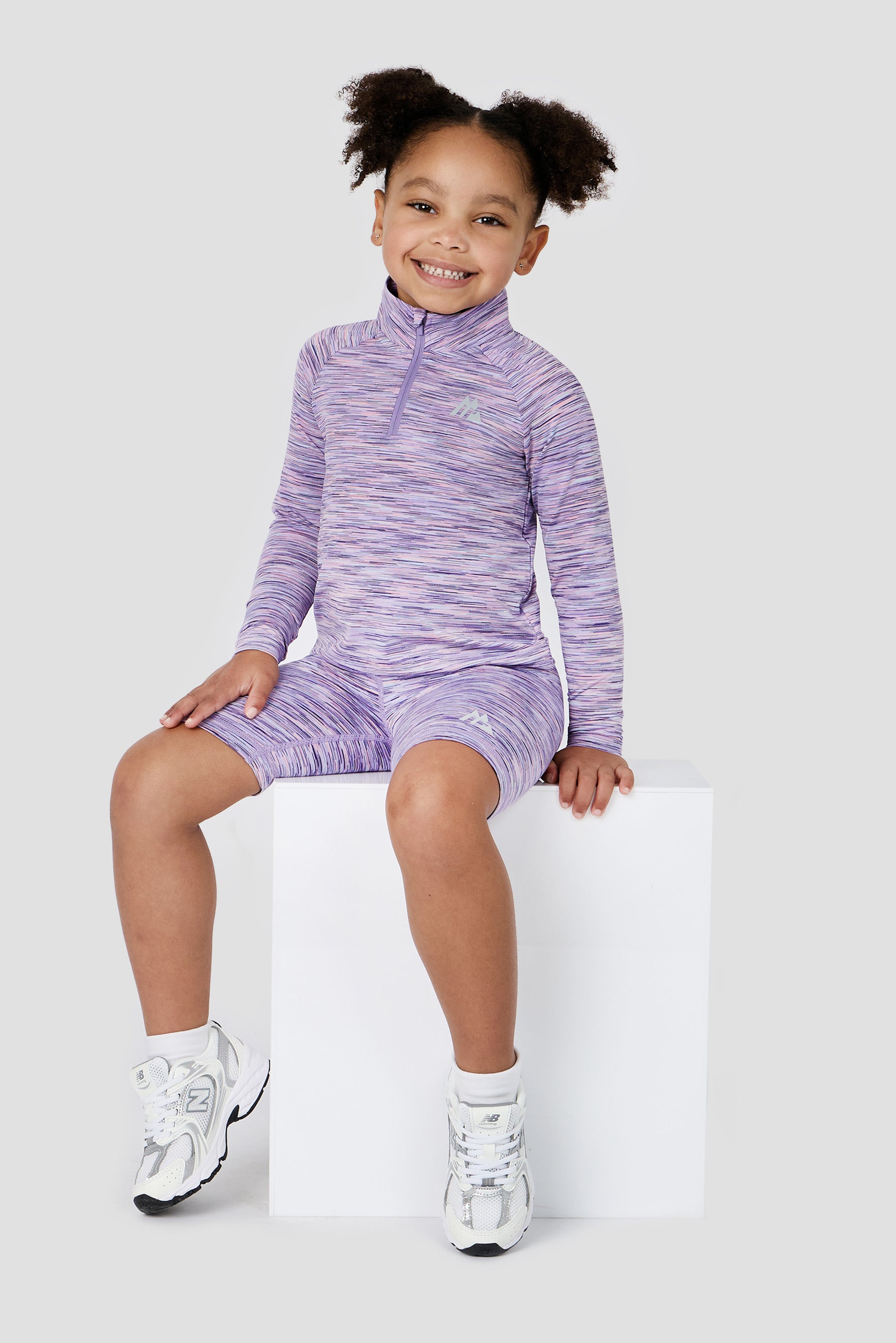 Infant Girls Trail 1/4 Zip - Palazzo/Lilac Chalk/Parma/Ballet Pink/Misty Blue
