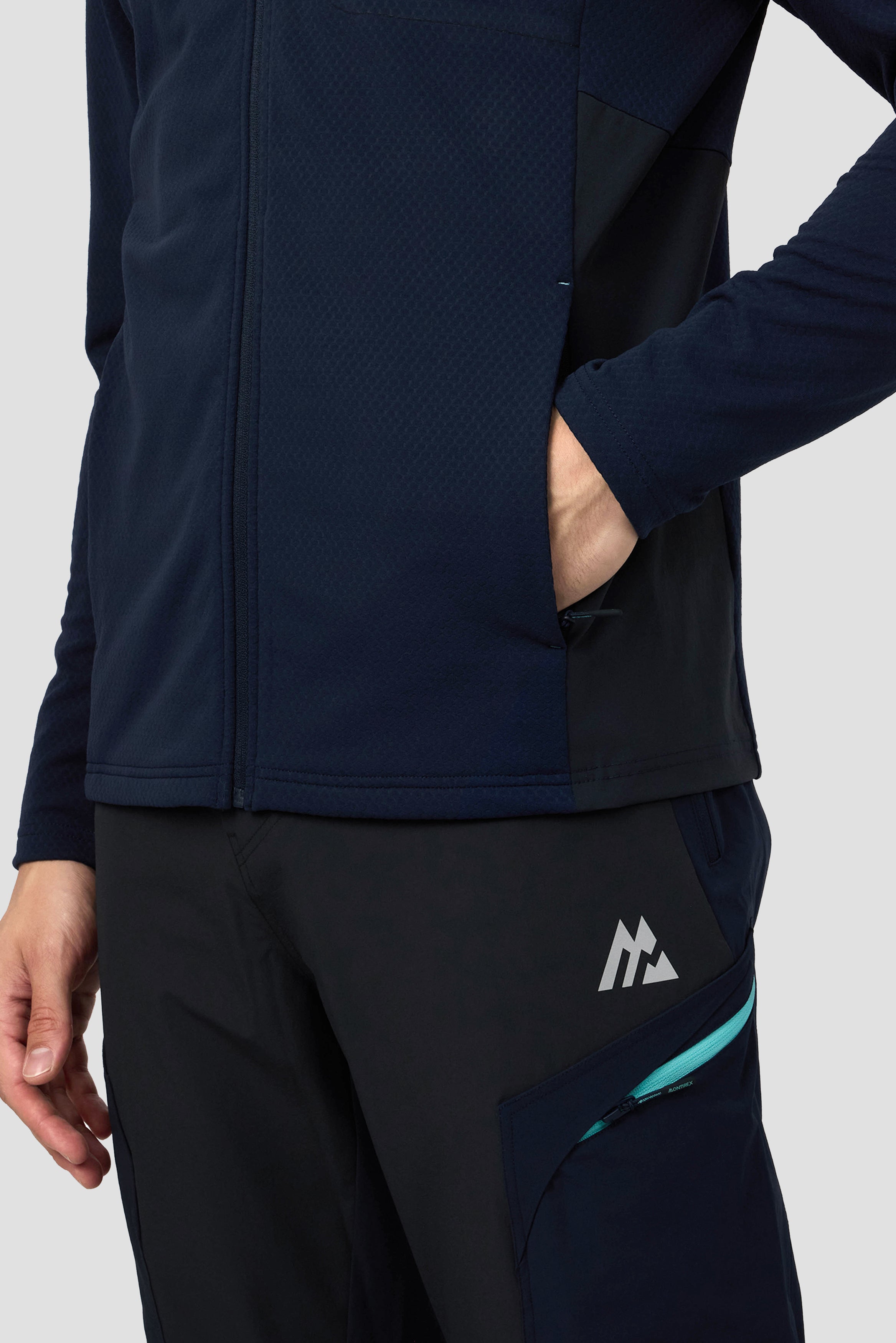 Montirex Montagne Fleece Gymwear – Midnight/Space Blue Sportswear