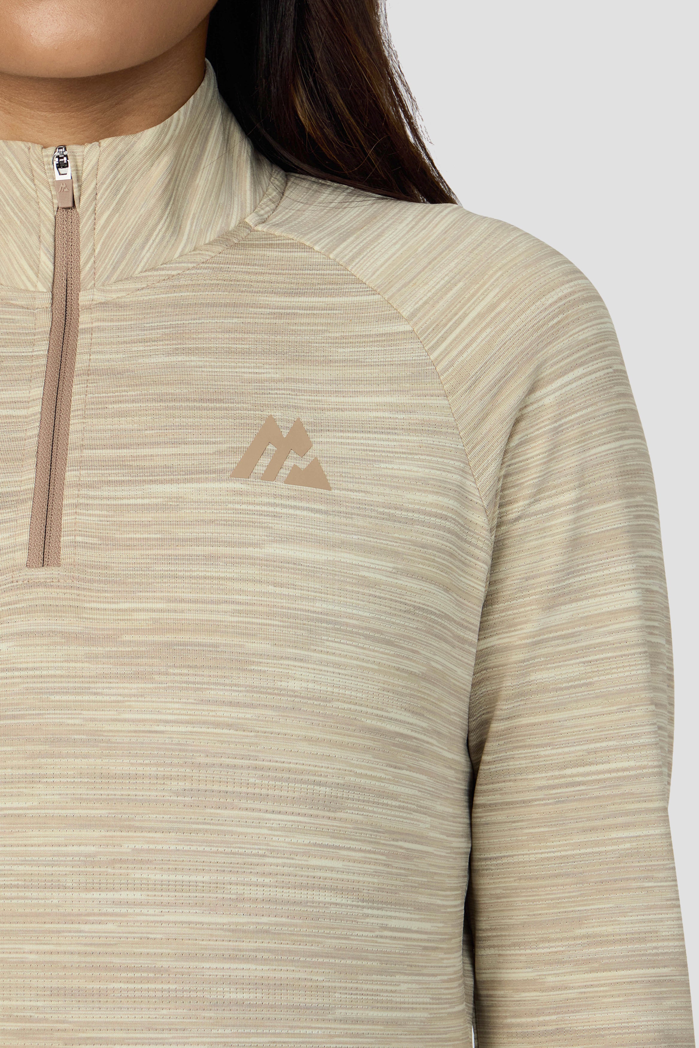 Montirex Women's Trail 1/4 Zip Maple Multi | Sportswear Gymwear