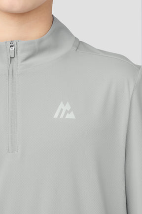 Boys Delta 1/4 Zip - Platinum Grey