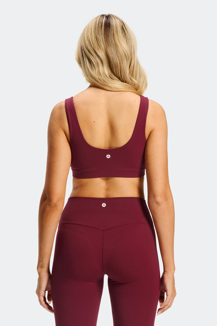 Form Sports Bra - Merlot