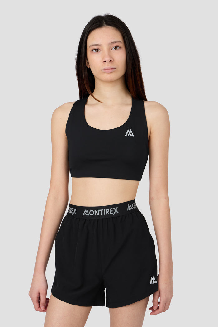 Girls Icon Bra Top - Black