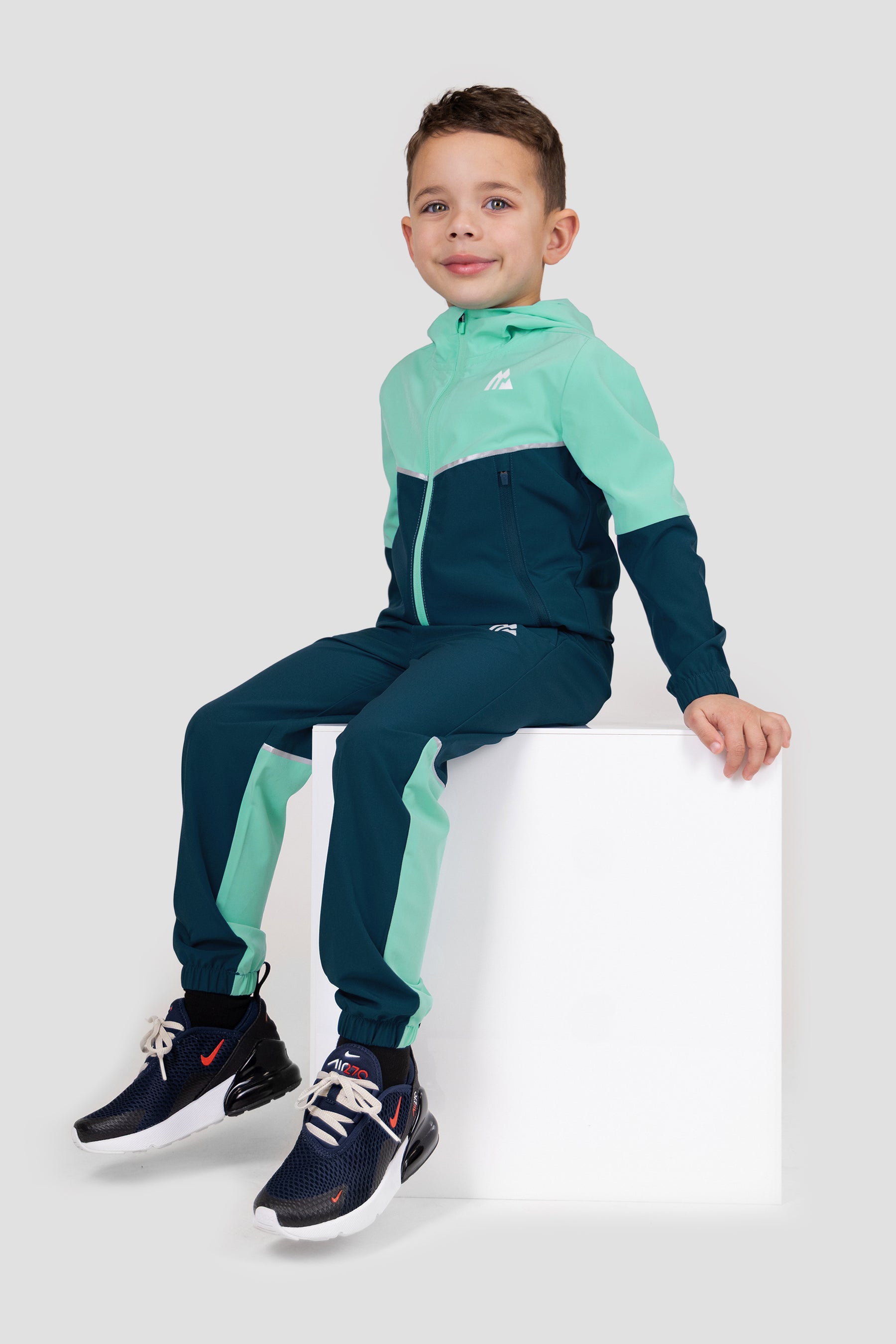 Infants Trek Woven Jacket/Pants Set - Fluorite/Abyssal