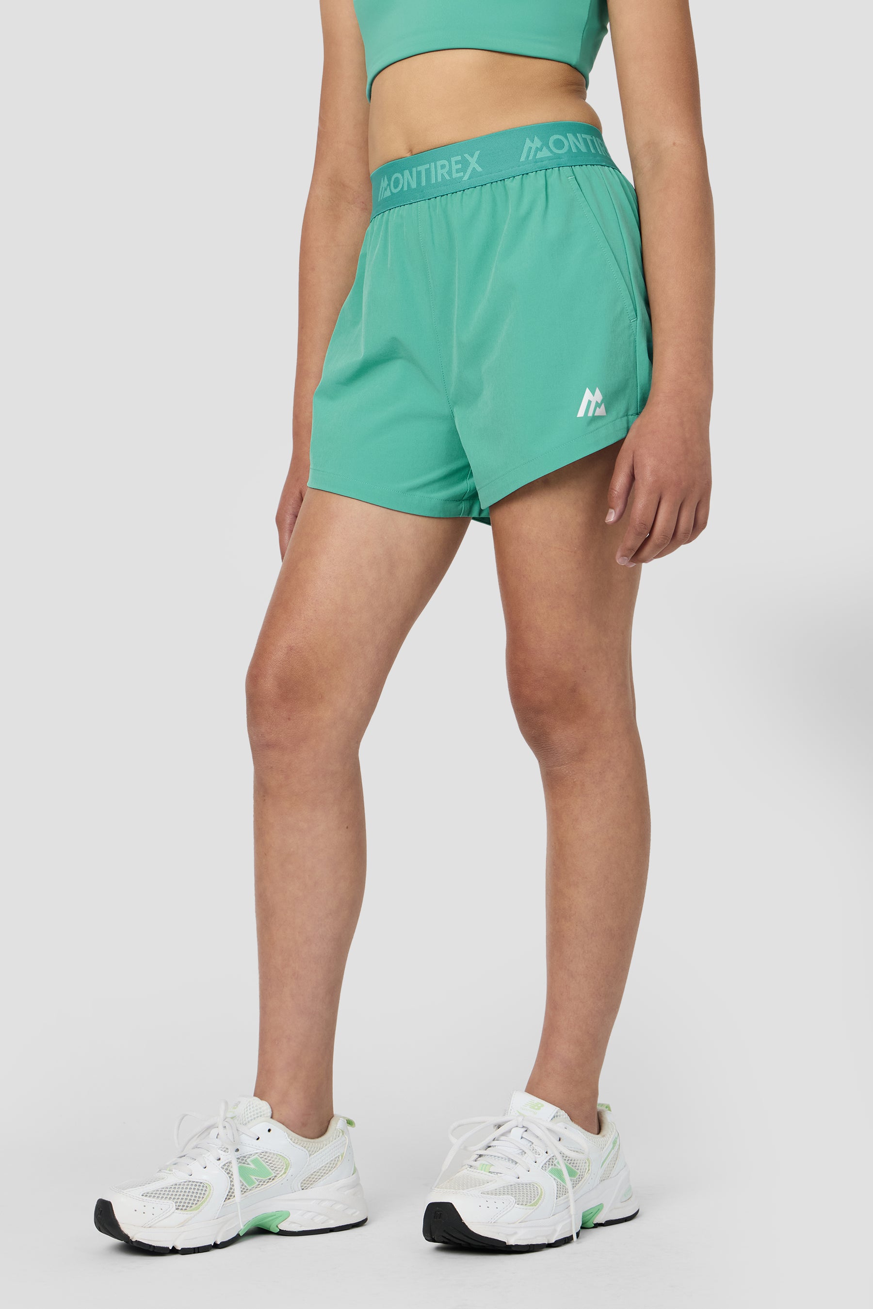 Girls Icon Short - Mineral Green