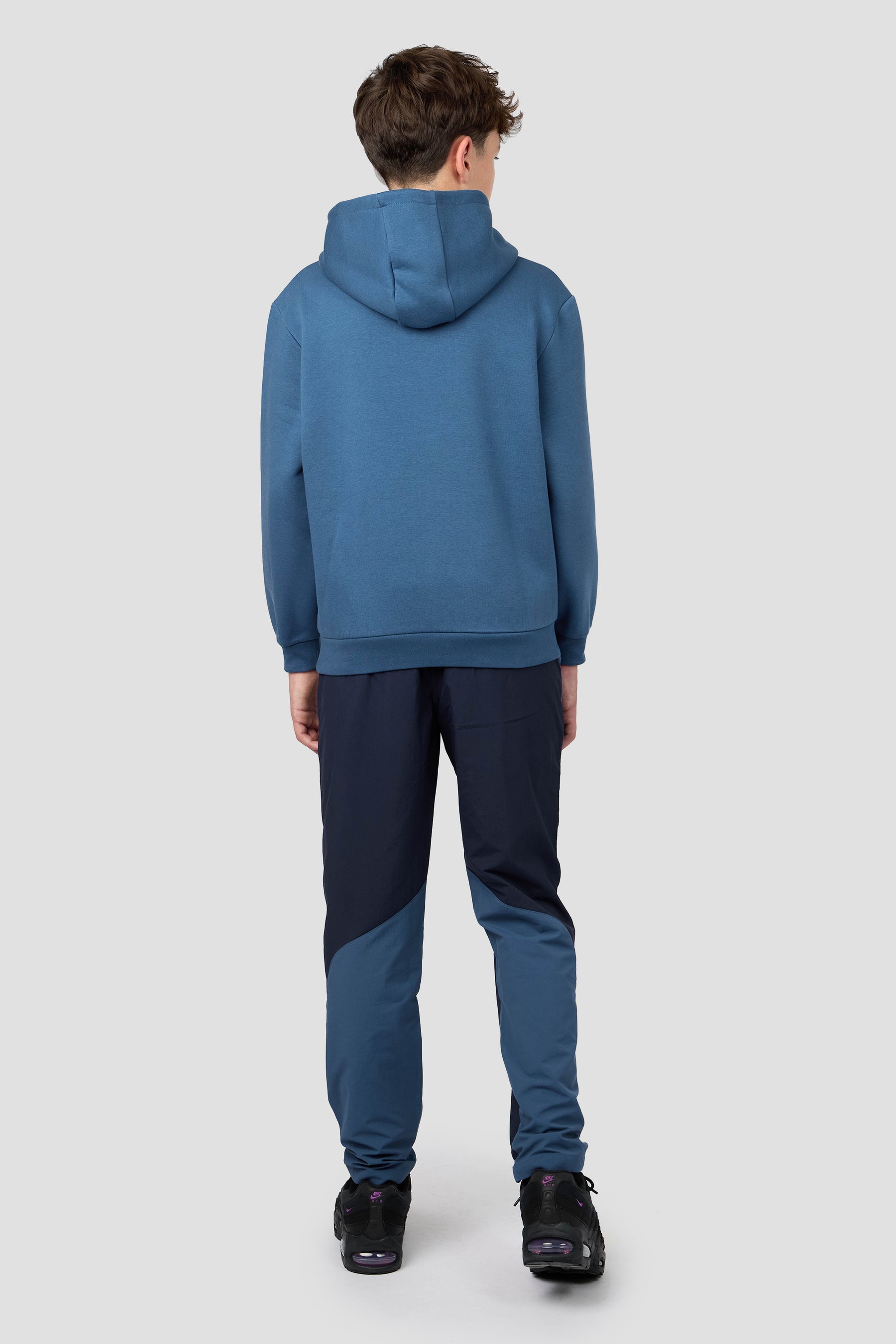 Boys Reboot Graphic Hood - Naval