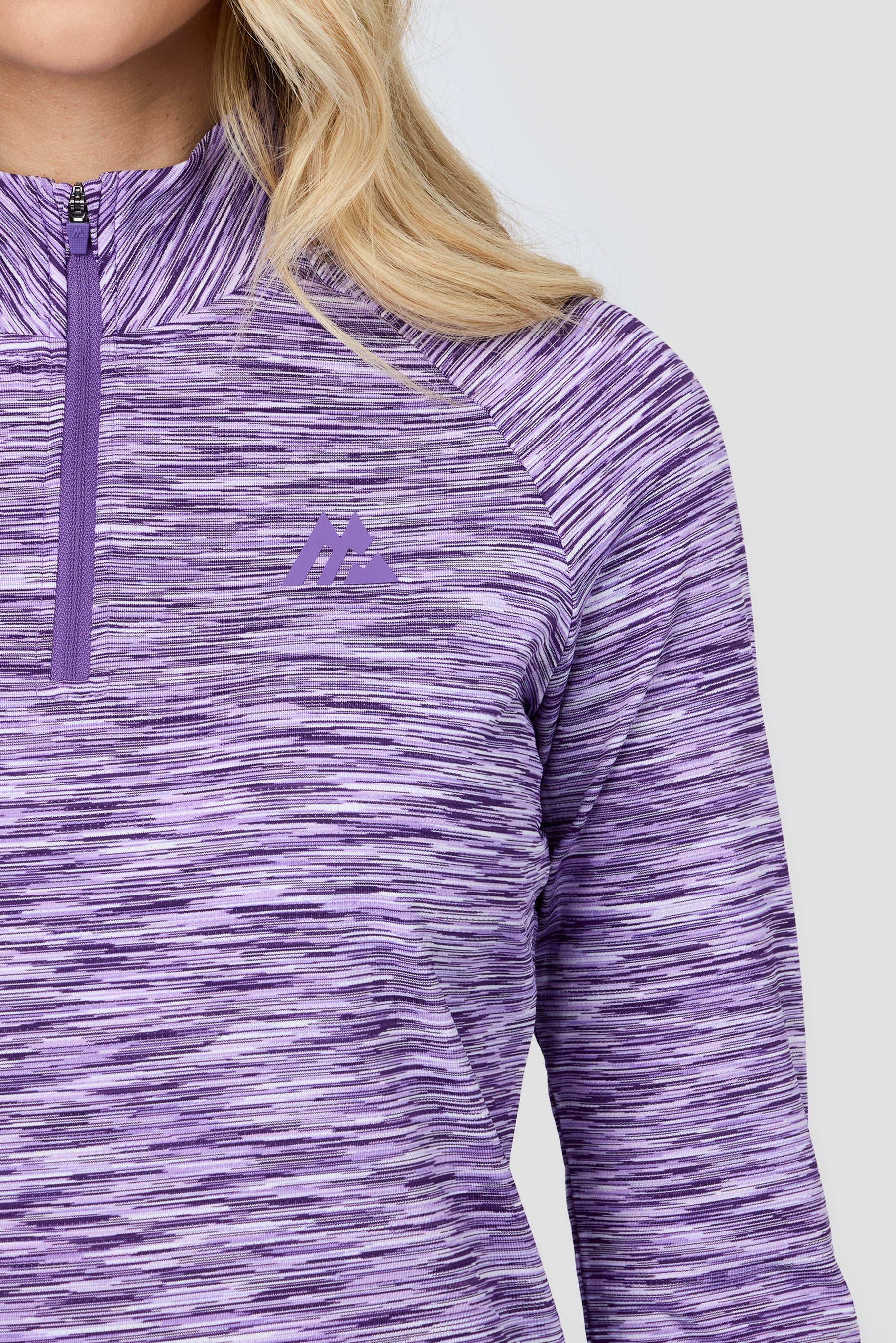 Women's Trail 1/4 Zip - Purple/Lilac Multi
