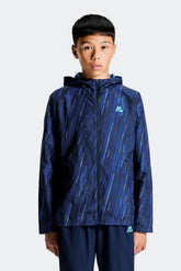 Boys Vigour Windbreaker - Midnight Blue/Marine Blue/Neon Sky