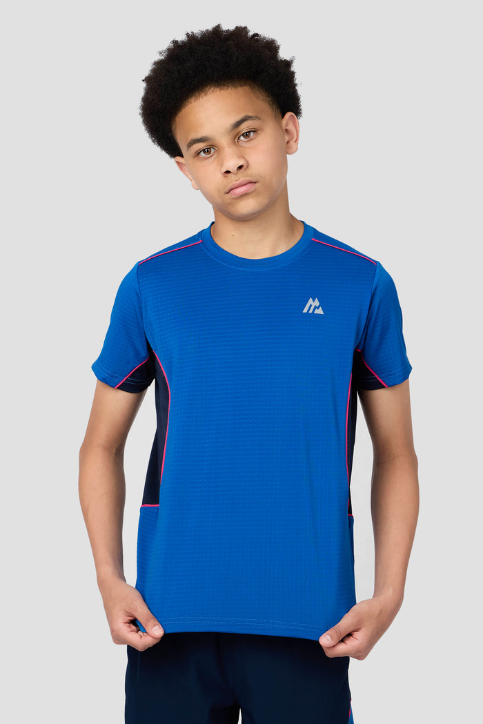Boys Chroma T-Shirt - Cobalt/Midnight Blue/Cerise