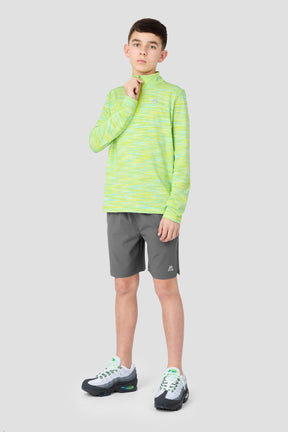 Boys Trail 1/4 Zip - Yellow/Blue/White