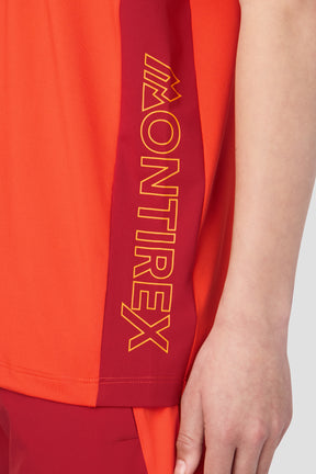 Boys Optic T-Shirt - Blazing Orange/Cranberry/Tangerine Glow