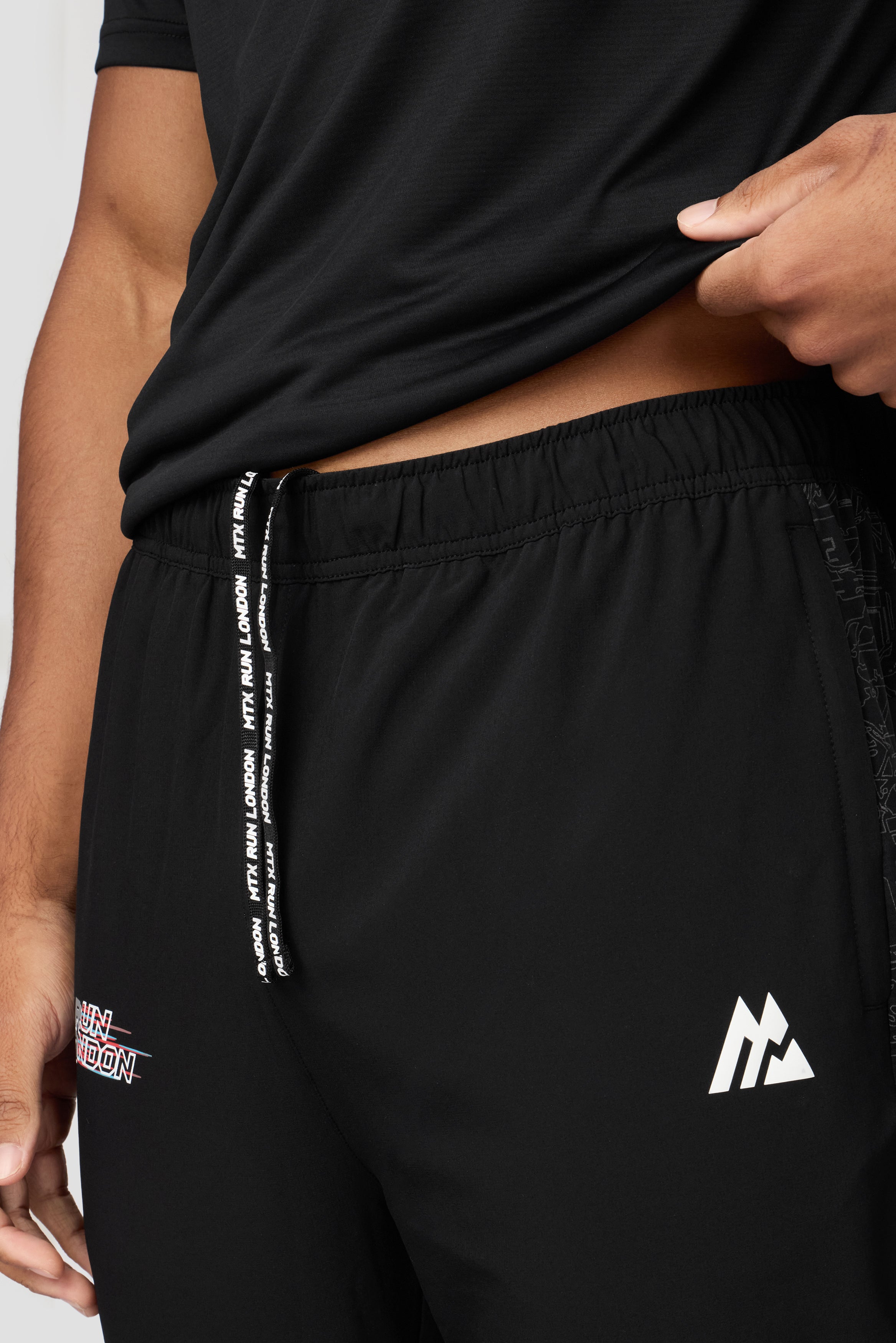 MTX Run City London Pant Black | Montirex Sportswear Gymwear