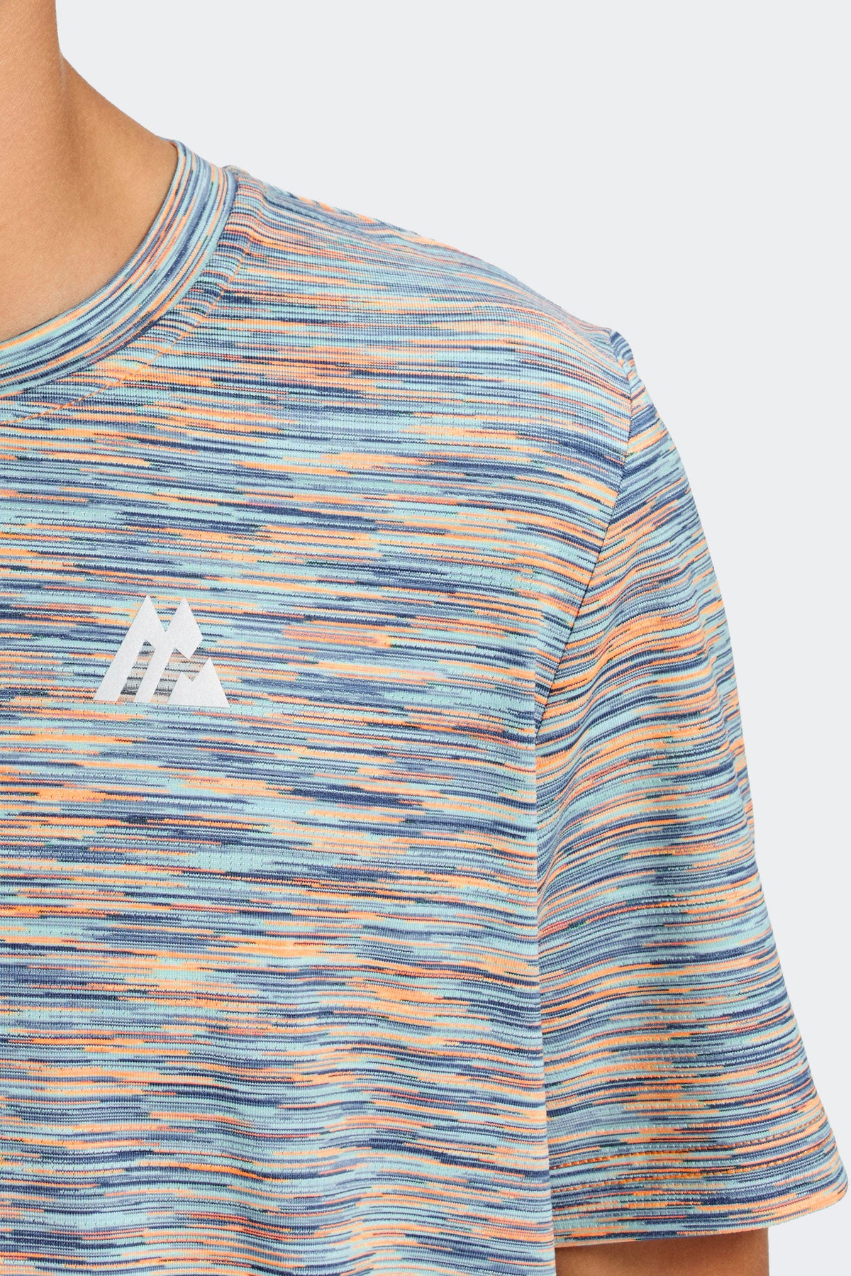 Boys Trail T-Shirt - Blue/Green/Orange